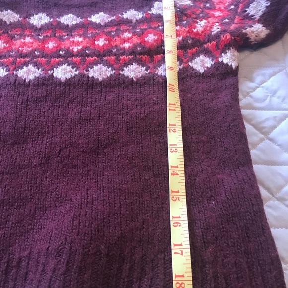Hollister wool blend burgundy sweater - Picture 7 of 9